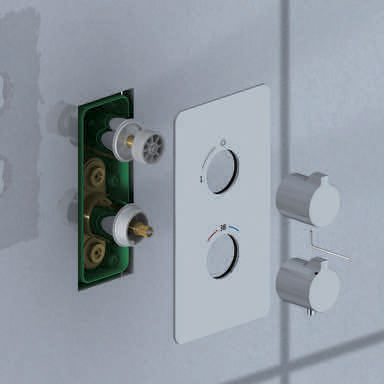 Душевая система Timo Petruma SX-5029/17SM скрытого монтажа с термостатом, золото матовое Душевая система Timo Petruma SX-5029/17SM скрытого монтажа с термостатом, золото матовое