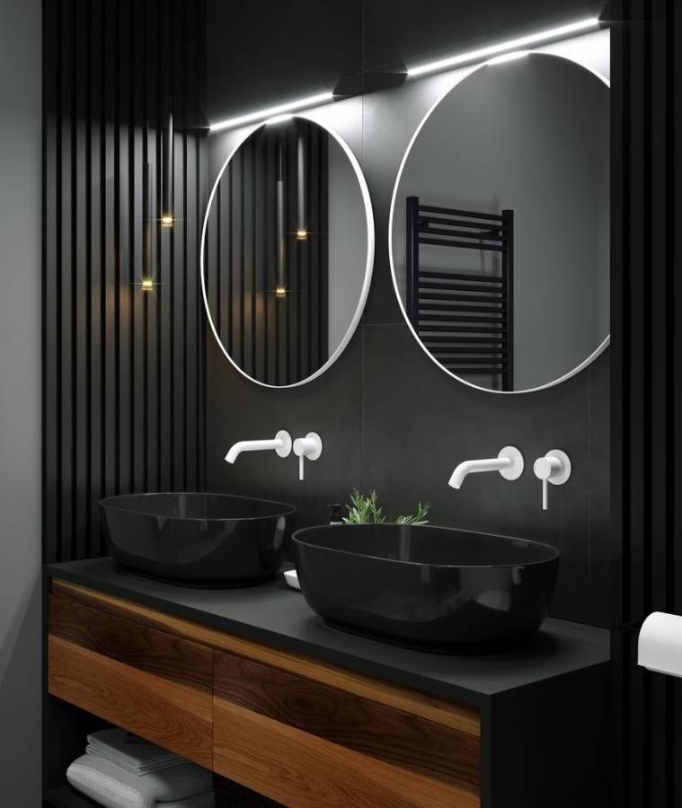 Смеситель для раковины встроенный Timo Saona 2372/16SM белый матовый Смеситель для раковины встроенный Timo Saona 2372/16SM белый матовый