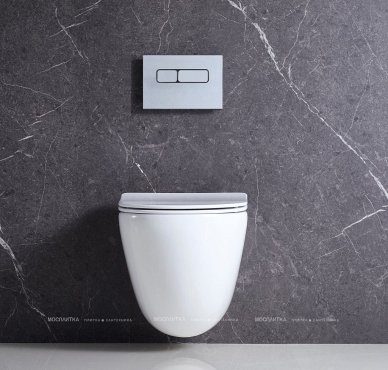 AMANDA Чаша унитаза подвесного безободкового с креплением BB051CHR AMANDA Чаша унитаза подвесного безободкового с креплением BB051CHR