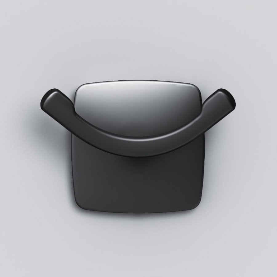 A9035622 Gem, Двойной крючок для полотенец, черный A9035622 Gem, Двойной крючок для полотенец, черный