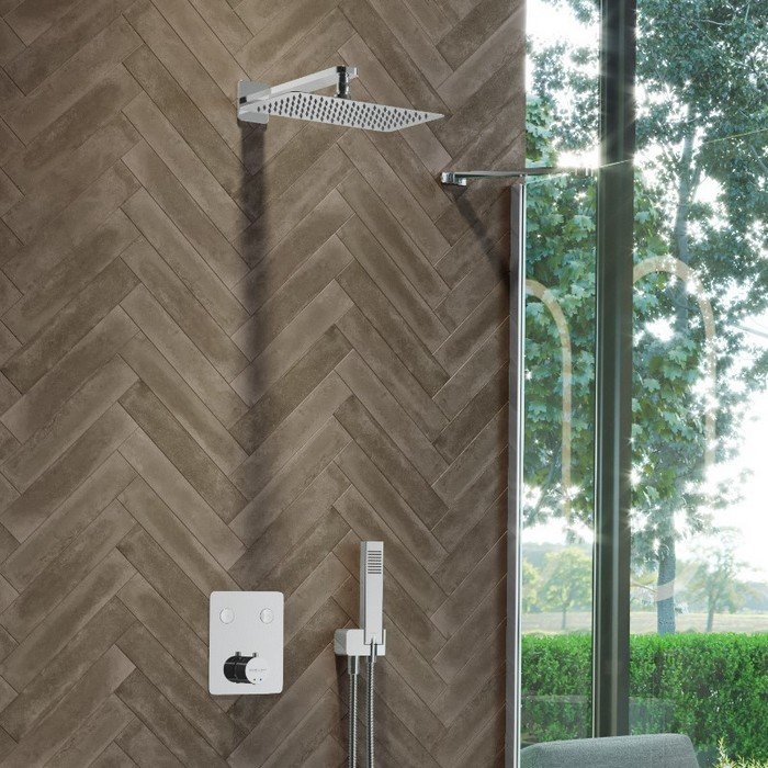 Термостатическая душевая система скрытого монтажа EXCELLENT Krotos AREX.SET.8045CR (хром) Термостатическая душевая система скрытого монтажа EXCELLENT Krotos AREX.SET.8045CR (хром)