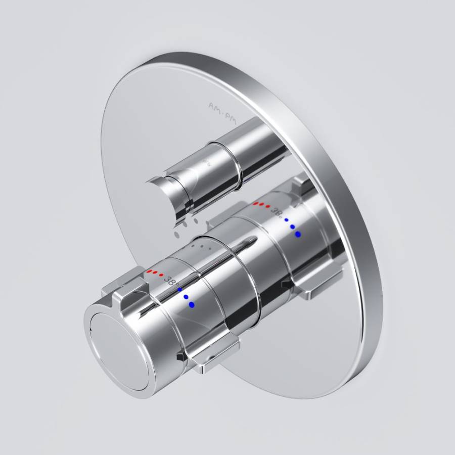 F85A45600 X-Joy Смеситель встроенный с ТМС на 2 потребителя, хром F85A45600 X-Joy Смеситель встроенный с ТМС на 2 потребителя, хром
