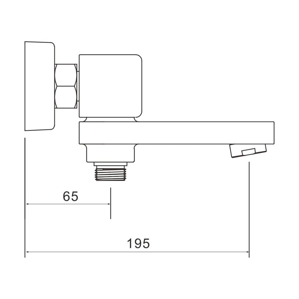 Смеситель для ванны, латунь R1002H Смеситель для ванны, латунь R1002H