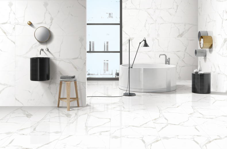 Duna - Marble - Керамогранит - White Glossy 60x120 см Duna - Marble - Керамогранит - White Glossy 60x120 см