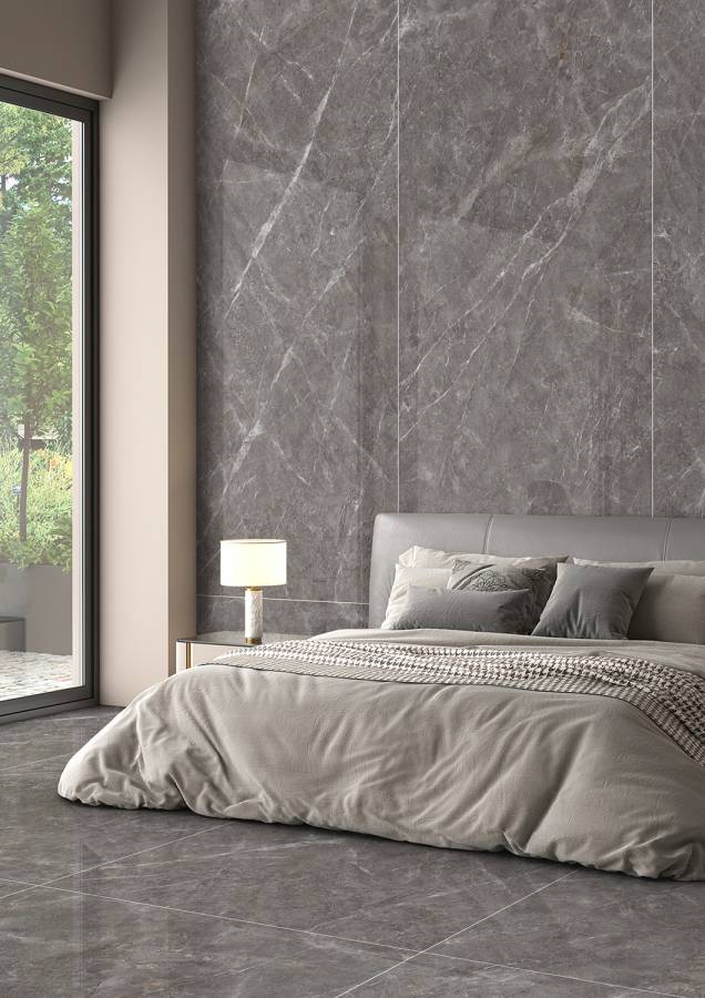 Керамический слэб TUNDRA GRIS LUMINOUS 2800х1200х6мм, Double Polished Керамический слэб TUNDRA GRIS LUMINOUS 2800х1200х6мм, Double Polished