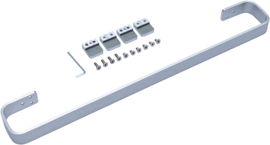 Рейлинг для полотенцесушителя Allen Brau Infinity 8.21007.BA-2 серебро браш Рейлинг для полотенцесушителя Allen Brau Infinity 8.21007.BA-2 серебро браш