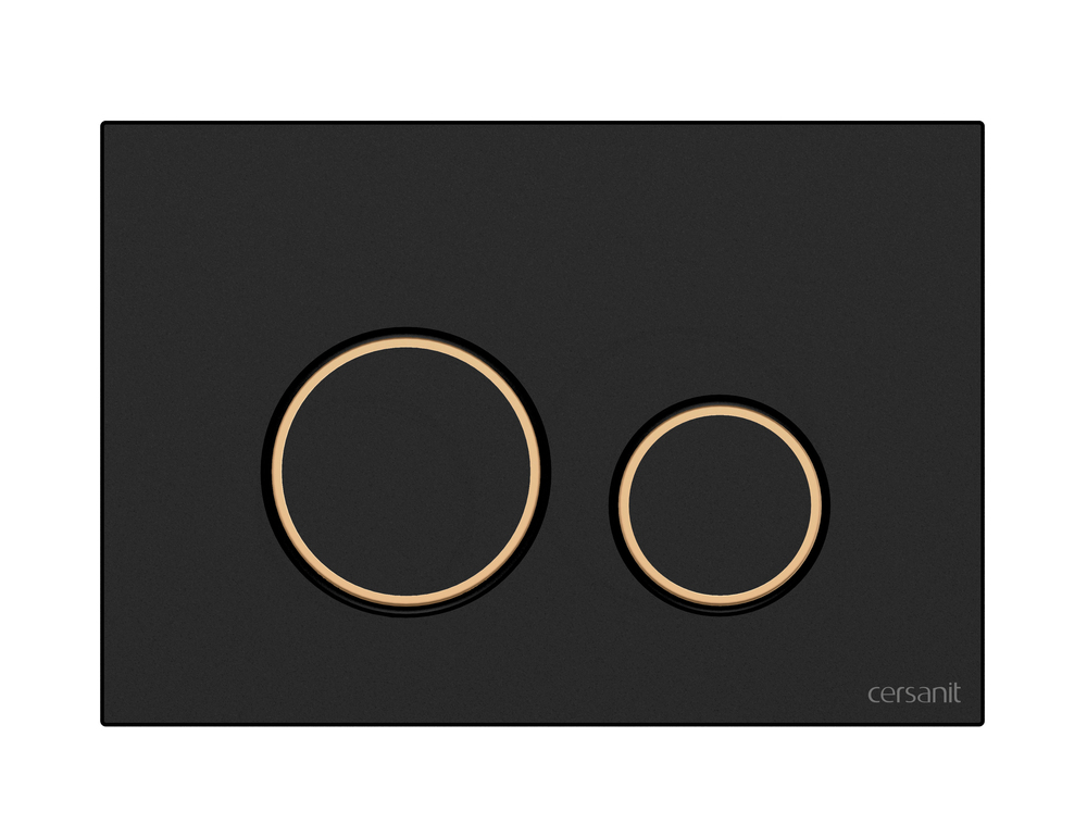 Кнопка TWINS пластик черный матовый с рамкой Кнопка TWINS пластик черный матовый с рамкой