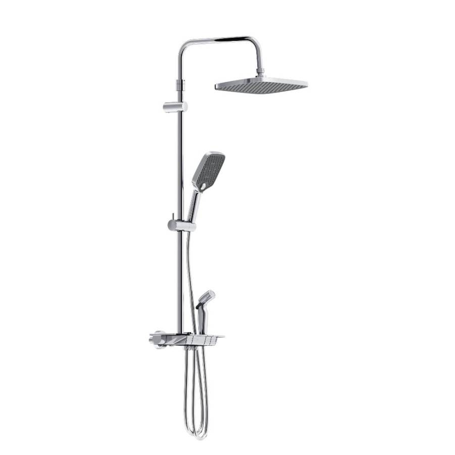 953770000 Gala ДС с ванно-душевым ТМС смесителем-полкой и гиг.душем, Хром 953770000 Gala ДС с ванно-душевым ТМС смесителем-полкой и гиг.душем, Хром