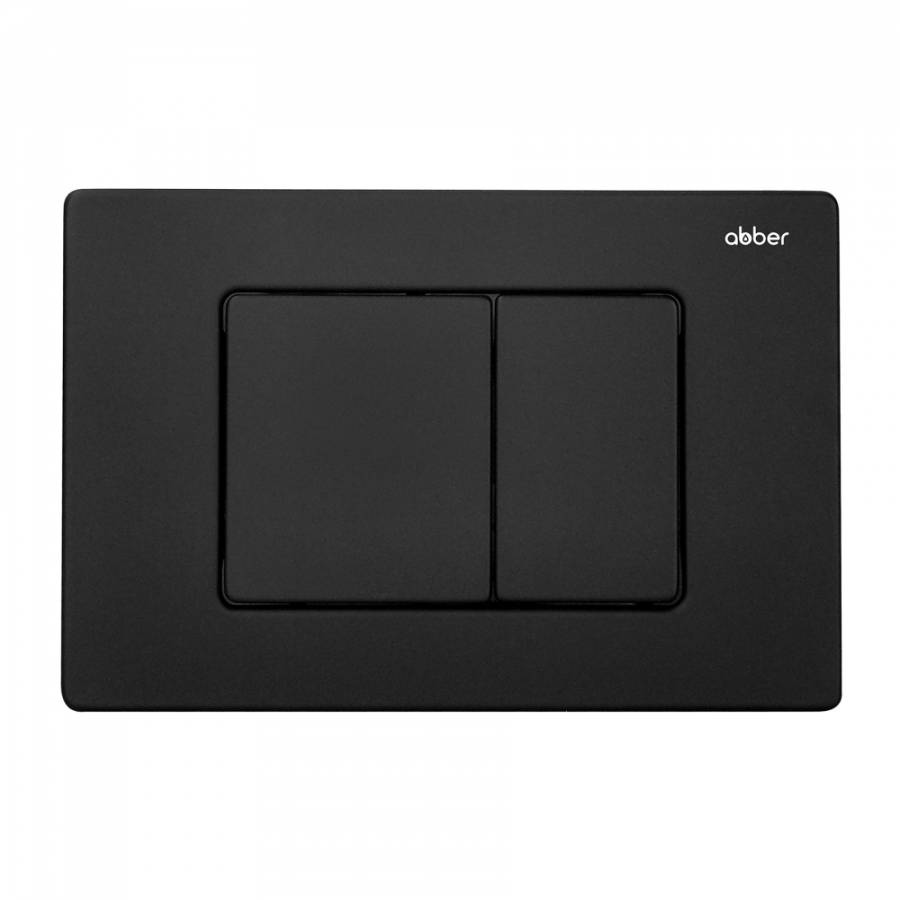 Кнопка смыва ABBER AC0120MB черная матовая Кнопка смыва ABBER AC0120MB черная матовая