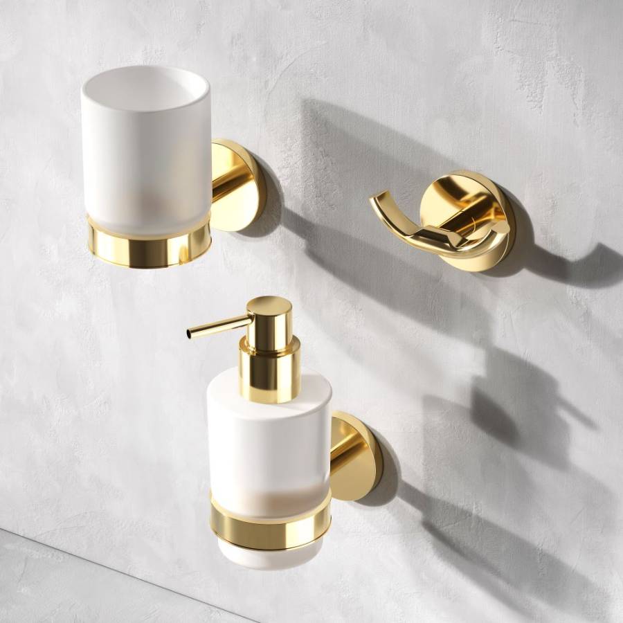 Двойной крючок для полотенец, золото A85A35699 Двойной крючок для полотенец, золото A85A35699