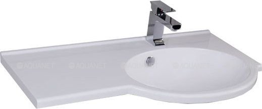 Раковина для тумбы Aquanet Лайн 90 R marmite pernilla Раковина для тумбы Aquanet Лайн 90 R marmite pernilla