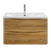 Тумба с раковиной подвесная  BelBagno ACQUA 100 Rovere Rustico, раковина белая