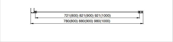 AQ ARI WA 08020CH Неподвижная душевая стенка 800x2000, для комбинации с дверью, профиль хром, стекло прозрачное AQ ARI WA 08020CH Неподвижная душевая стенка 800x2000, для комбинации с дверью, профиль хром, стекло прозрачное