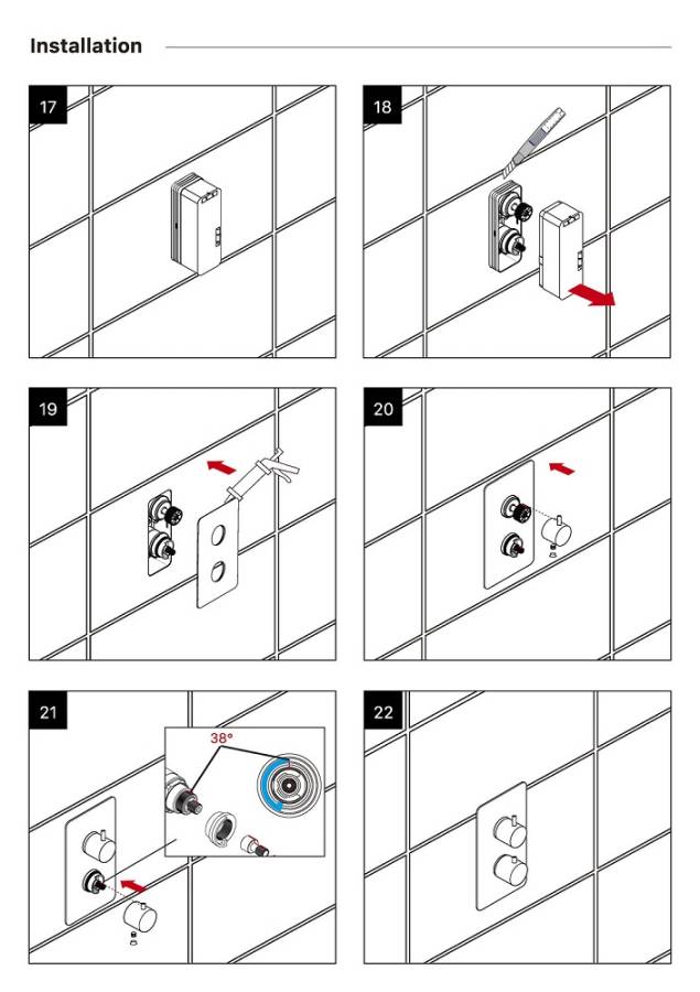 Душевая система Timo Petruma SX-5029/17SM скрытого монтажа с термостатом, золото матовое Душевая система Timo Petruma SX-5029/17SM скрытого монтажа с термостатом, золото матовое