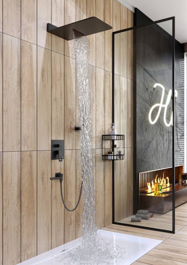 Душевая система Timo Briana SX-7119/03SM скрытого монтажа, черная матовая Душевая система Timo Briana SX-7119/03SM скрытого монтажа, черная матовая