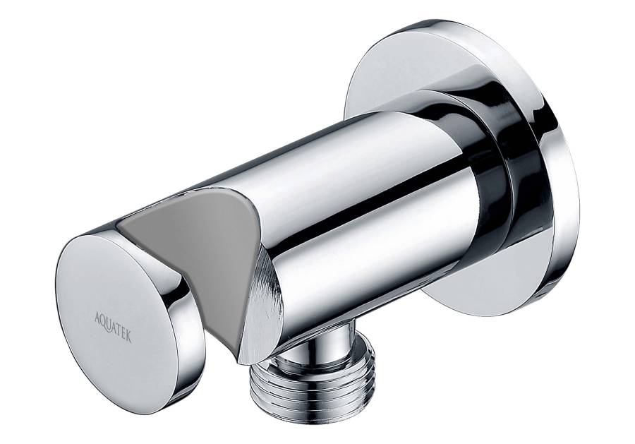 Шланговое подсоединение с держателем душа AQUATEK AQ2455CR  Шланговое подсоединение с держателем душа AQUATEK AQ2455CR