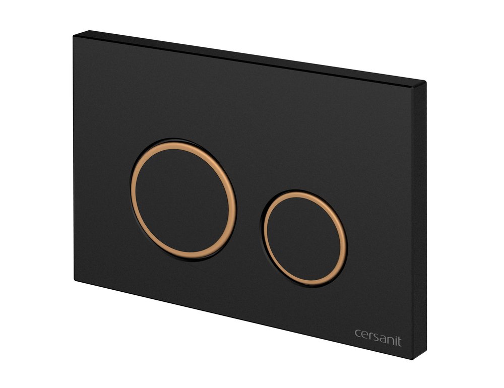 Кнопка TWINS пластик черный матовый с рамкой Кнопка TWINS пластик черный матовый с рамкой