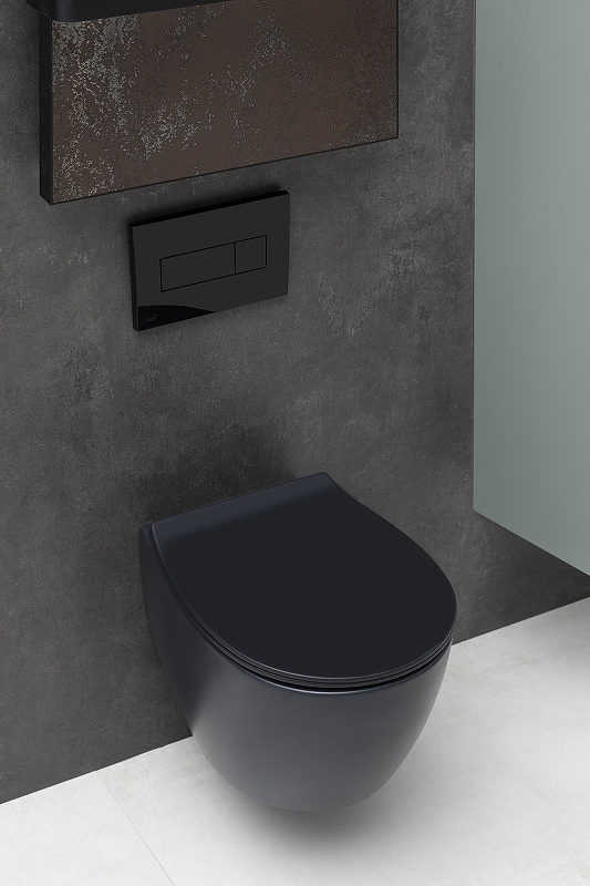 Чаша подвесного унитаза Allen Brau Fantasy 4.11004.31 черный матовый Чаша подвесного унитаза Allen Brau Fantasy 4.11004.31 черный матовый