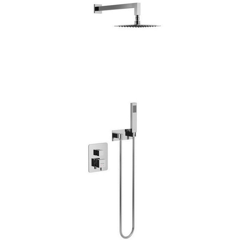 Термостатическая душевая система скрытого монтажа EXCELLENT Frost Quatro Termo AREX.4403CR (хром) Термостатическая душевая система скрытого монтажа EXCELLENT Frost Quatro Termo AREX.4403CR (хром)