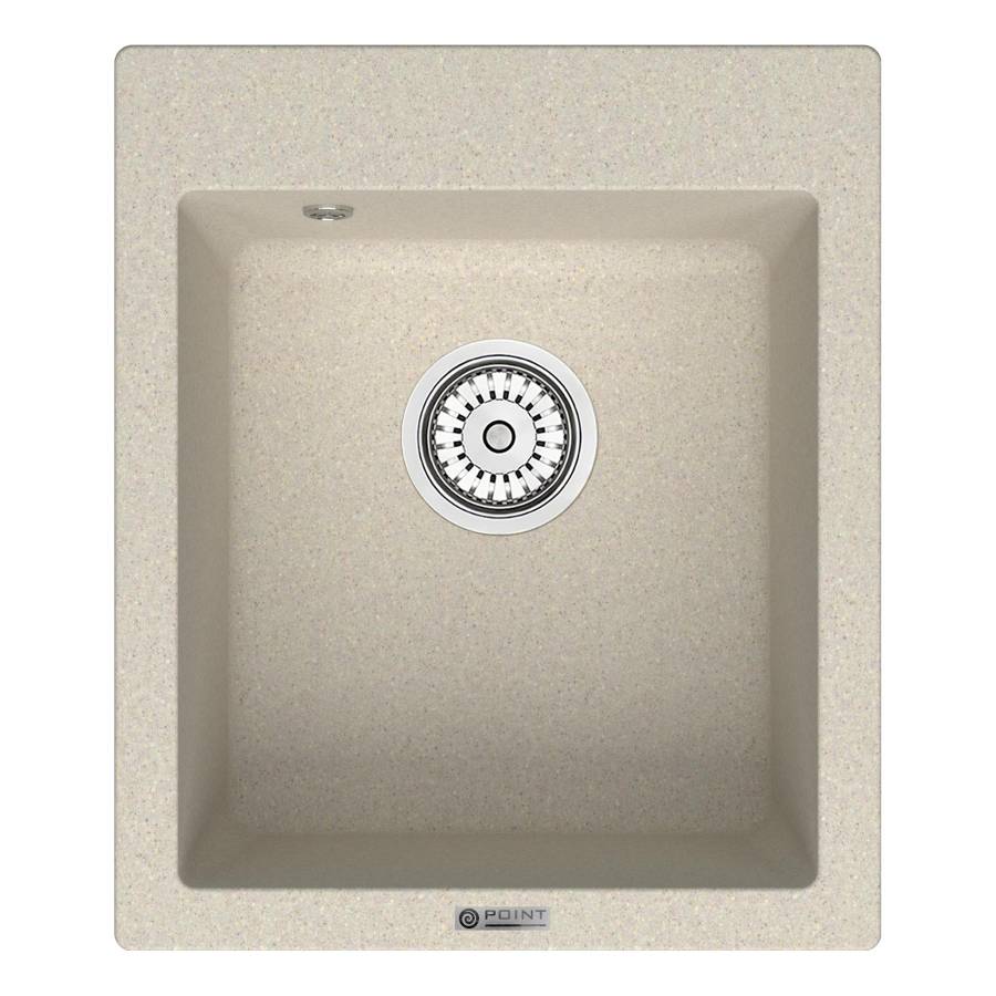 Мойка кухонная Point Динара 42 PN3004BG, светло-бежевый Мойка кухонная Point Динара 42 PN3004BG, светло-бежевый