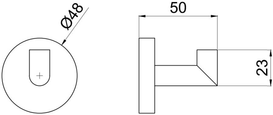 Крючок для полотенец Allen Brau Priority 6.31001-BN никель браш Крючок для полотенец Allen Brau Priority 6.31001-BN никель браш