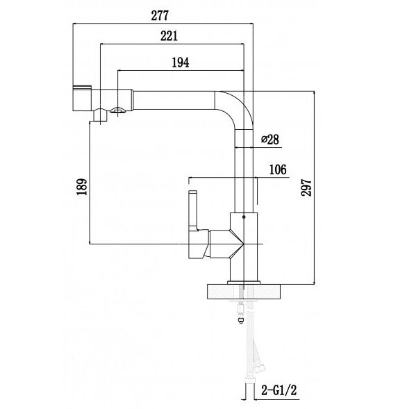 Смеситель Timo Hette 1026/02F антик с подключением фильтра Смеситель Timo Hette 1026/02F антик с подключением фильтра