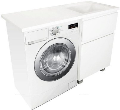 Комплект мебели Dallas Luxe 1000х482 правосторонний напольный 2 ящика (ШхГхВ) 358х476х860