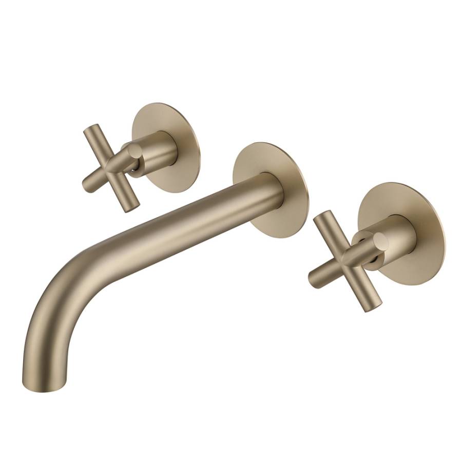 Смеситель для раковины Abber Wasser Kreis AF81121G золото матовое Смеситель для раковины Abber Wasser Kreis AF81121G золото матовое