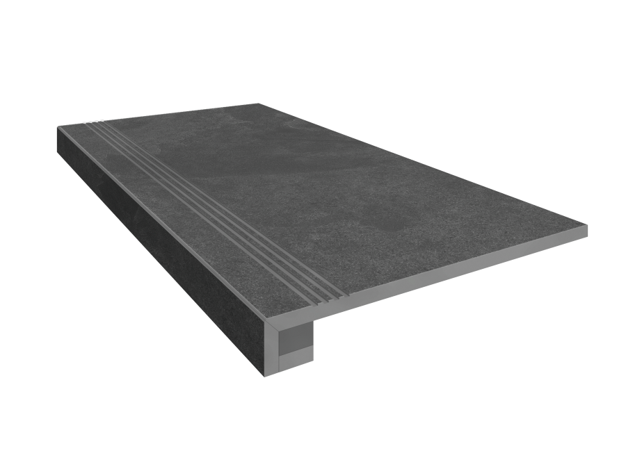 Комплект (Ступень TE04 (33x120) непол. (прямоугол. бортик) + Подступенок (14,5x120)) Комплект (Ступень TE04 (33x120) непол. (прямоугол. бортик) + Подступенок (14,5x120))