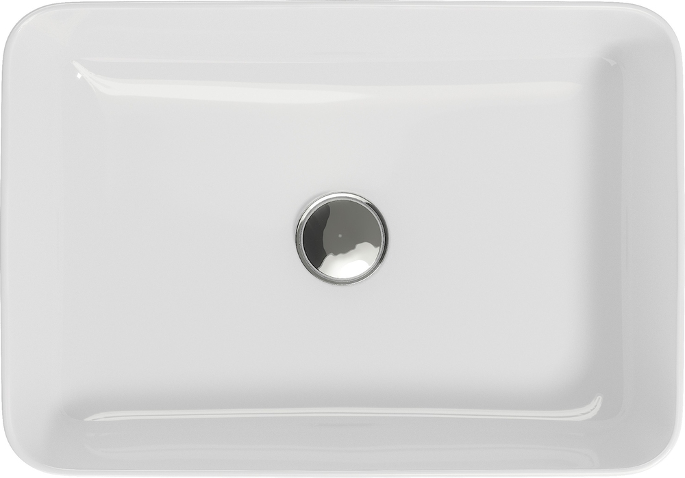 Прямоугольная тонкостенная мебельная раковина CREA, размером 50 см. Прямоугольная тонкостенная мебельная раковина CREA, размером 50 см.