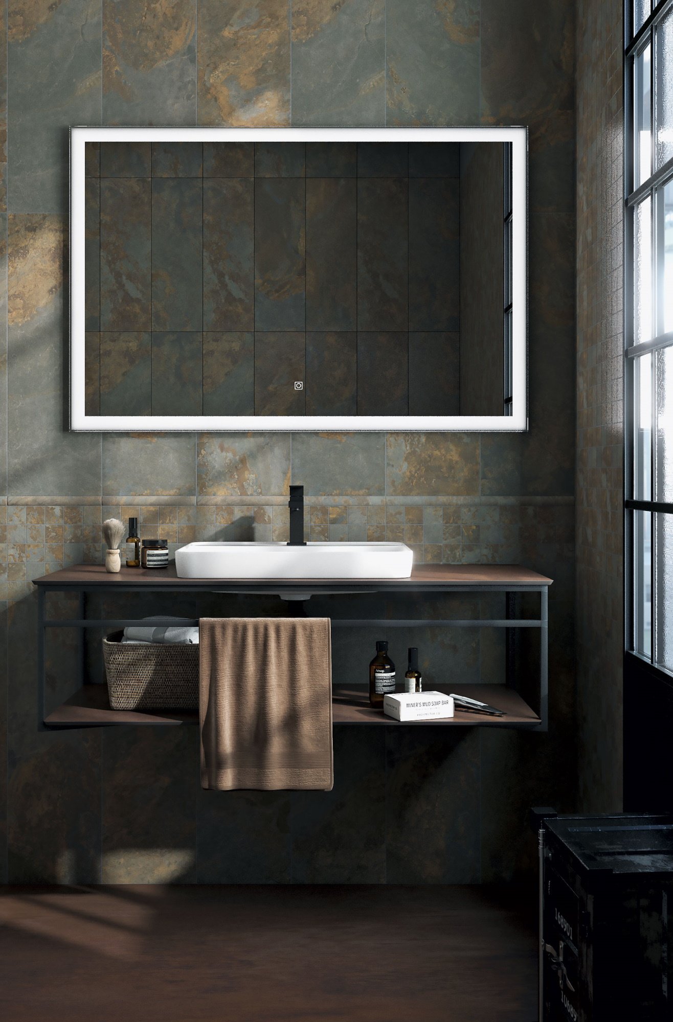 Раковина PLAZA встраиваемая сверху 55, белая глянцевая Раковина PLAZA встраиваемая сверху 55, белая глянцевая