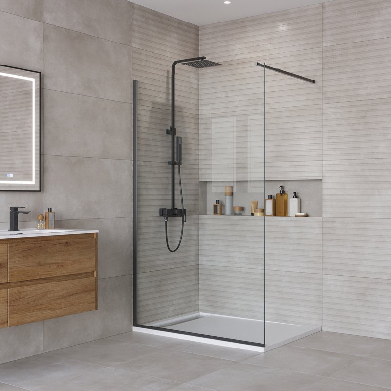 Душевая перегородка BELBAGNO KRAFT-L-1 Душевая перегородка BELBAGNO KRAFT-L-1
