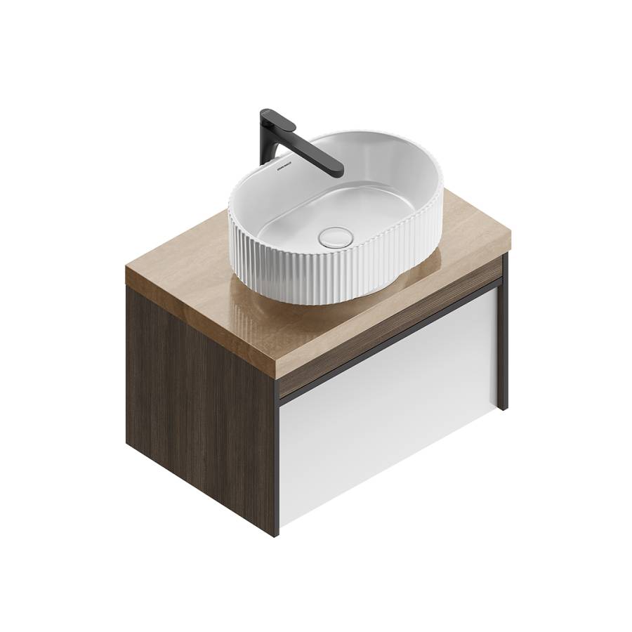 Тумба MODULA подвесная 70 с ящиком 1+1, арабика MO.70.1+1\AR Тумба MODULA подвесная 70 с ящиком 1+1, арабика MO.70.1+1\AR