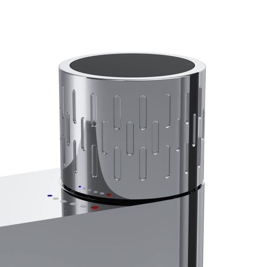 F90A02400 Gem Смеситель для умывальника с индикацией температуры, хром, шт. F90A02400 Gem Смеситель для умывальника с индикацией температуры, хром, шт.