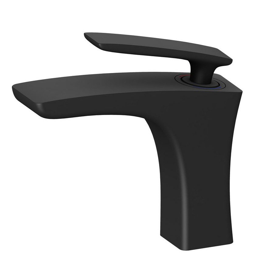 Смеситель Timo Helmi 4061/03F для раковины, черный матовый Смеситель Timo Helmi 4061/03F для раковины, черный матовый