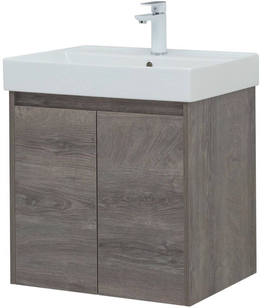 Тумба под раковину Aquanet Nova Lite 60 дуб рошелье (2 дверцы) Тумба под раковину Aquanet Nova Lite 60 дуб рошелье (2 дверцы)