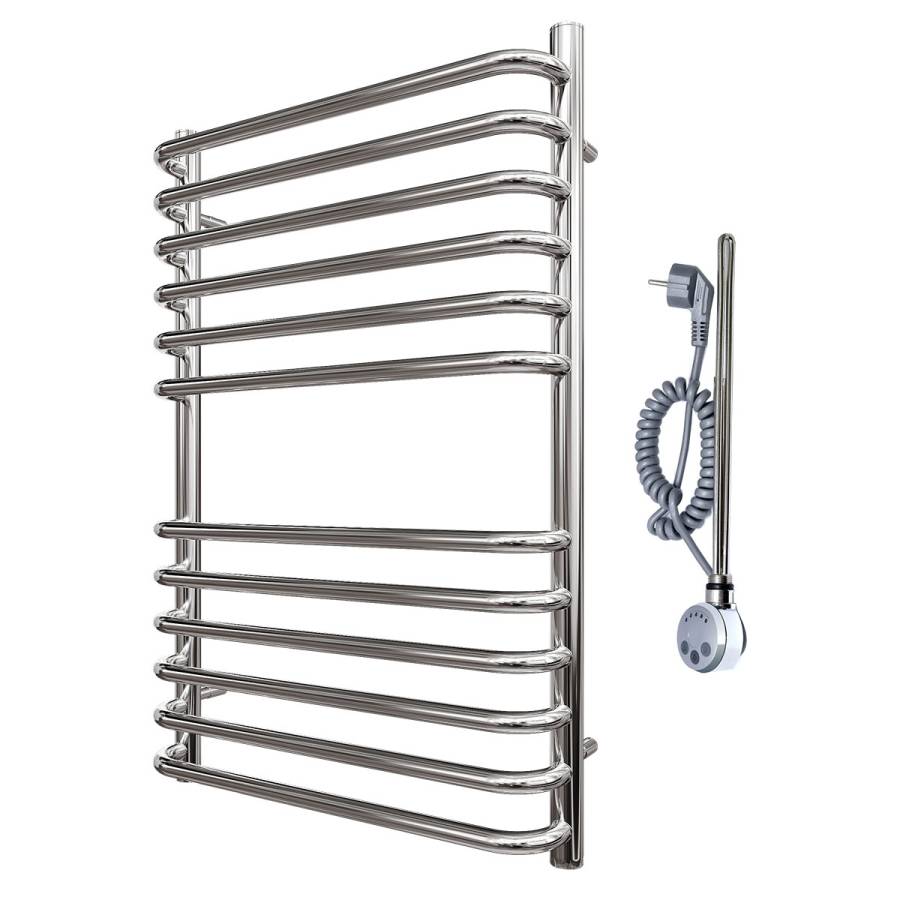 Полотенцесушитель электрический Point Нептун премиум PN09158SE П12 500x800 левый/правый, хром Полотенцесушитель электрический Point Нептун премиум PN09158SE П12 500x800 левый/правый, хром