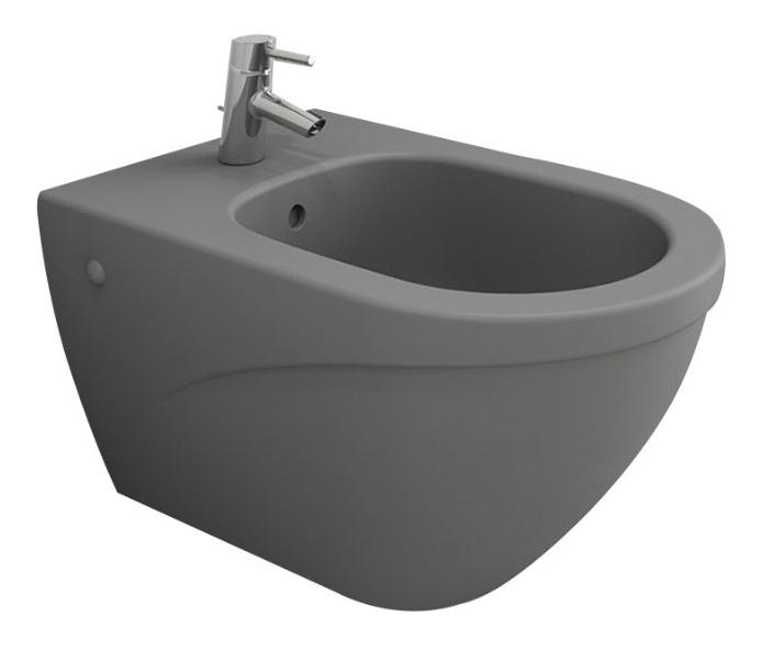 Биде подвесное Bocchi Taormina Arch 1121-006-0120 серое Биде подвесное Bocchi Taormina Arch 1121-006-0120 серое