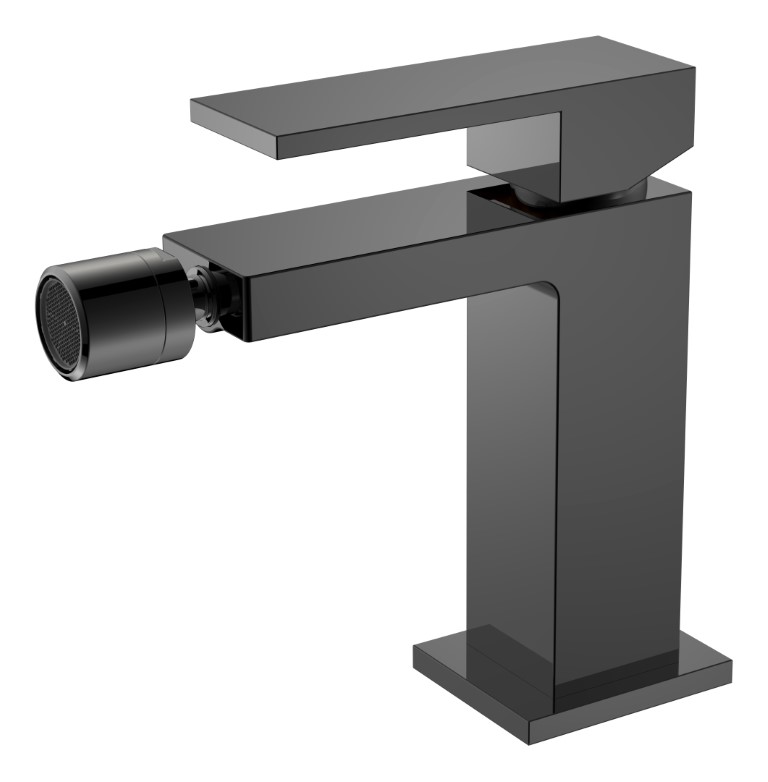 Смеситель для биде Qubic Shinny Gun Metal Смеситель для биде Qubic Shinny Gun Metal