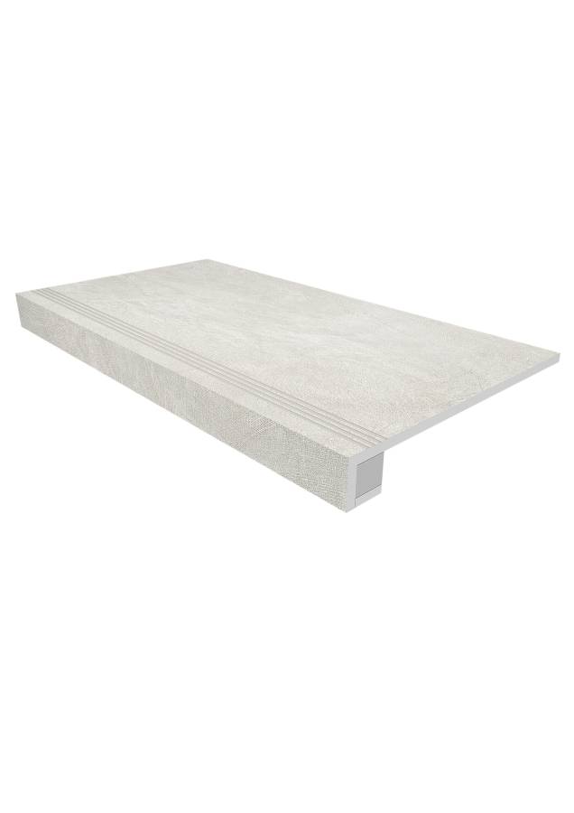 Комплект (Ступень SR00 (33x120) непол. (прямоугол. бортик) с насечками + Подступенок (14,5x120)) Комплект (Ступень SR00 (33x120) непол. (прямоугол. бортик) с насечками + Подступенок (14,5x120))