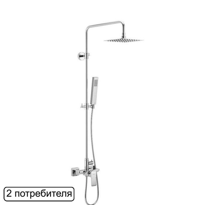 Система для душа наружного монтажа EXCELLENT Rain Keria AREX.2081CR (хром) Система для душа наружного монтажа EXCELLENT Rain Keria AREX.2081CR (хром)