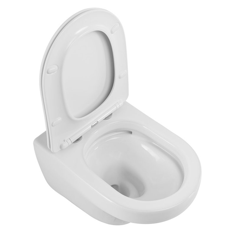 DUET Чаша подвесного унитаза безободкового с системой смыва "Торнадо",  CZR-2462-TH-TOR DUET Чаша подвесного унитаза безободкового с системой смыва "Торнадо",  CZR-2462-TH-TOR