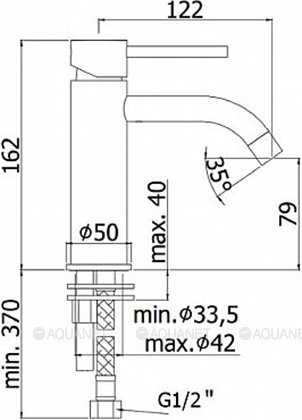 Смеситель для раковины Paffoni Light LIG071NO Смеситель для раковины Paffoni Light LIG071NO