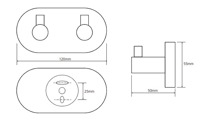 Планка с 2-мя крючками Планка с 2-мя крючками