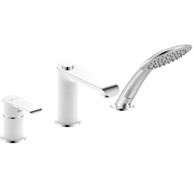 Смеситель Rossinka W40-39 на борт ванны на 3 отверстия Смеситель Rossinka W40-39 на борт ванны на 3 отверстия