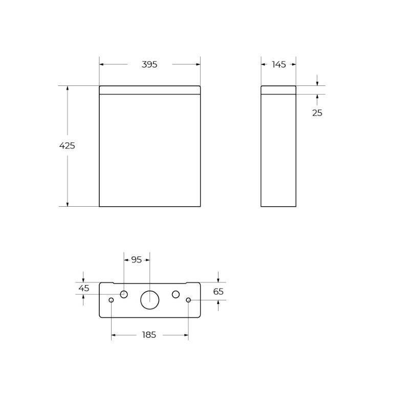 ARDENTE-R Чаша унитаза безободкового P-trap BB02093CPR ARDENTE-R Чаша унитаза безободкового P-trap BB02093CPR