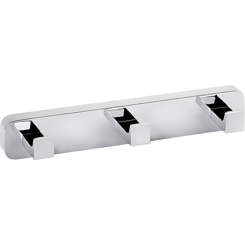 Вешалка для полотенец Bemeta Via 135006242 Хром,  с 3 крючками Вешалка для полотенец Bemeta Via 135006242 Хром,  с 3 крючками