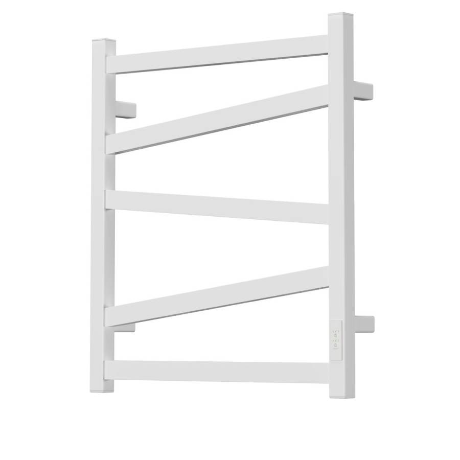 Полотенцесушитель электрический Point Феникс PN15856W П5 500x600, диммер справа, белый Полотенцесушитель электрический Point Феникс PN15856W П5 500x600, диммер справа, белый