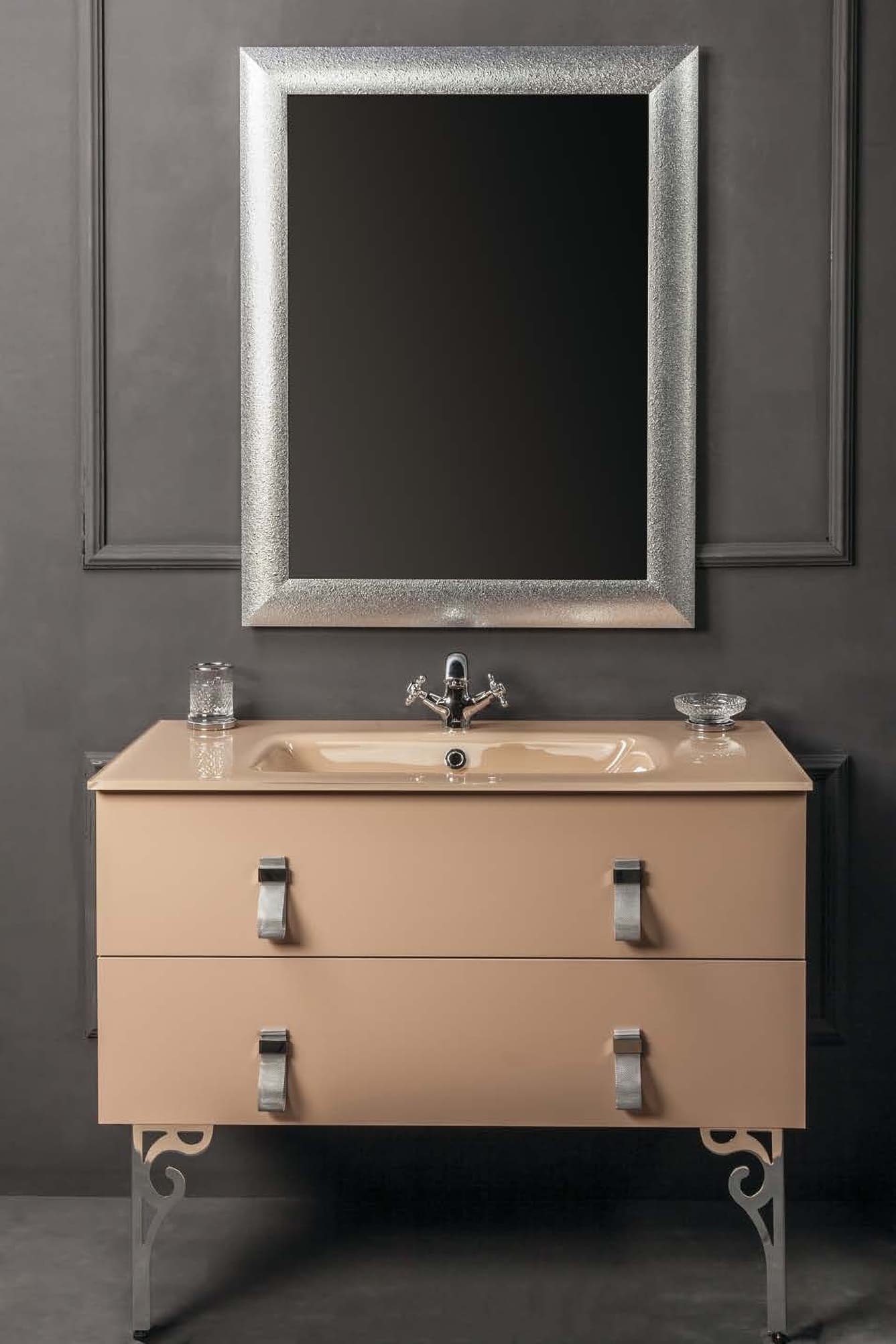 Столешница стекло 110см моноблок CAPPUCINO Столешница стекло 110см моноблок CAPPUCINO