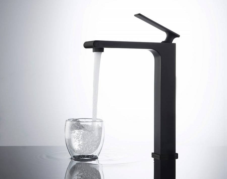 Смеситель Timo Anni 2711/03F для раковины, черный матовый Смеситель Timo Anni 2711/03F для раковины, черный матовый